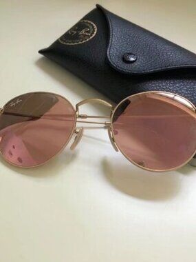 Ray-Ban 3447 Round Metal Mirror Sunglasses 50MM